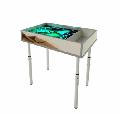 Стіл трансформер (пісочниця) з підсвіткою, 690х450х500-680 мм, АНШАР ГРУП (44905)